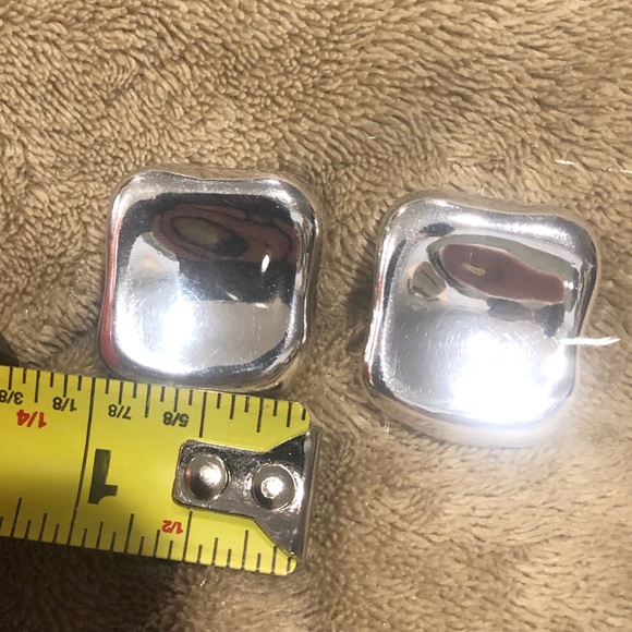 SIMON SEBBAG Sterling Silver Square Early Edition Earrings Made In Israel - Picture 14 of 17